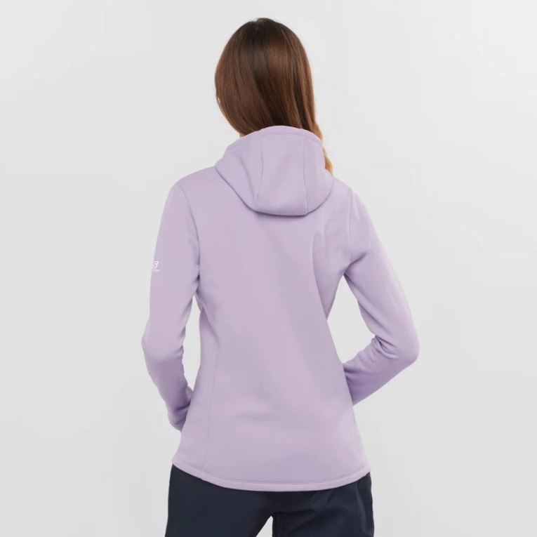 Lavender Salomon Essential Xwarm Women's Jackets | IE XA4708